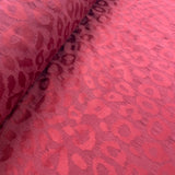 Tonal Leopard Print Stretch Jacquard - Select Colour - £7.50 Per Metre - Sold By Half Metre