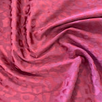 Tonal Leopard Print Stretch Jacquard - Select Colour - £7.50 Per Metre - Sold By Half Metre