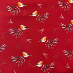 100% Cotton  - Christmas - Welcome Home Robin - £9.50 Per Metre -  Sold by Half Metre