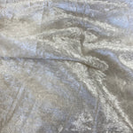 Remnant 171014 0.5m x 1.5m Crushed Velvet Cream