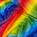 Super Soft Cuddle Fleece - Rainbow - £9.50 Per Metre - Sold By Half Metre