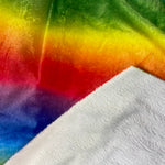 Super Soft Cuddle Fleece - Rainbow - £9.50 Per Metre - Sold By Half Metre