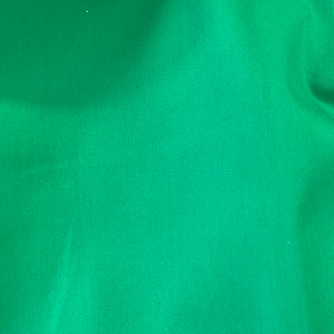 Remnant 021122 1m 100% Cotton poplin Emerald  - 112cm Wide approx