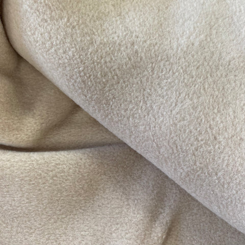 Remnant 021107 0.45m Antipil fleece Beige - 150cm wide