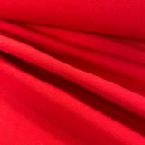 100% Brushed Cotton - Red - £6.00 Per Metre - Sold By Half Metre