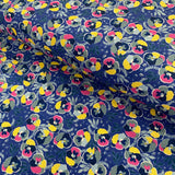 100% Cotton - Winter Pansy - Pansy Parade  - £7.50 Per metre - Sold by Half Metre