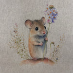 Linen look Panels - Field Mice - £2.50 Each - Select Design