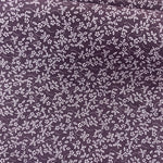 Remnant 161208 0.65m Polycotton ditsy floral Aubergine