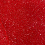 Remnant 161207 0.8m red glitter net 140cm wide