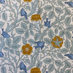 100%  Cotton  - William Morris Nature's Dream - Tom Tit - £10.00 Per Metre - Sold by Half Metre