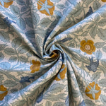 100%  Cotton  - William Morris Nature's Dream - Tom Tit - £10.00 Per Metre - Sold by Half Metre