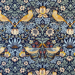 100%  Cotton  - William Morris Nature's Dream - Strawberry Thief - £10.00 Per Metre - Sold by Half Metre
