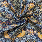 100%  Cotton  - William Morris Nature's Dream - Strawberry Thief - £10.00 Per Metre - Sold by Half Metre