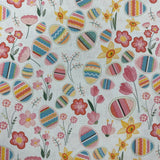 100% Cotton  - Spring Easter Eggs - £9.00 per metre - Sold by half metre