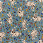 100% Cotton  - Sketch Rabbit - £10.00 per metre - Sold by half metre