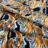 100% Cotton  - Tigers - £10.00 per metre - Sold by half metre