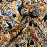 100% Cotton  - Tigers - £10.00 per metre - Sold by half metre