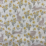 100% Cotton  - Spring Hare  - Spring Field  - £8.50 per metre - Sold by half metre