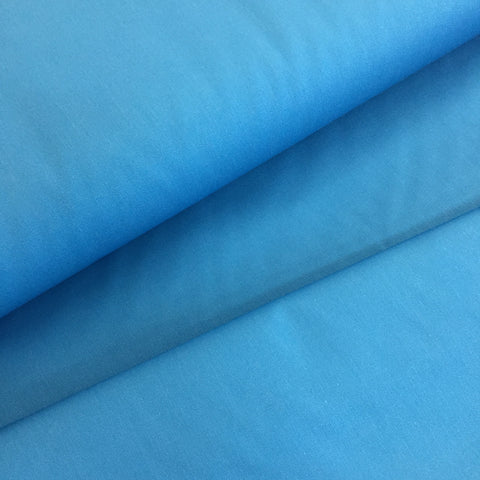 Remnant 310302 50cm Turquoise Polycotton Drill - 150cm wide