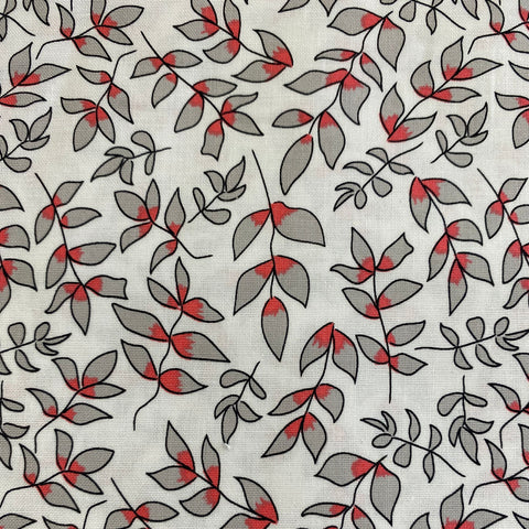 100% Cotton  - Petal And Pip Leaves - Sold by Half Metre