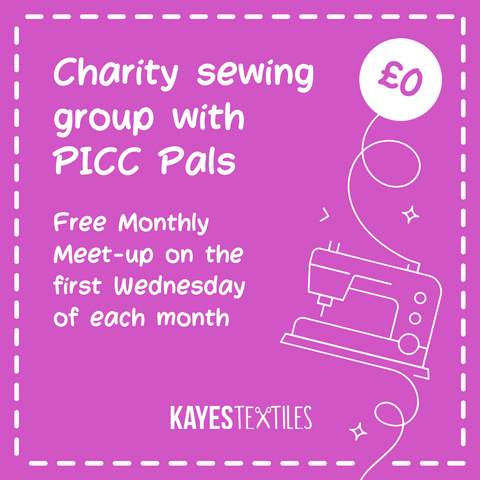 PICC Pals - Charity Sewing Group - Next Monthly Meet May 1st - FREE