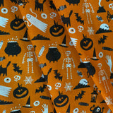 HALLOWEEEEEEEEN LOTS OF DESIGNS - Select Colour - £3.00 Per Metre - Sold By Half Meter