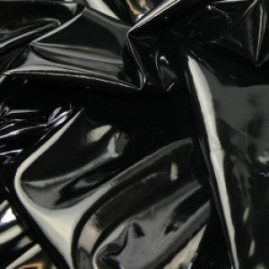 1.2m x 1.5m High Gloss PVC - Black  - Remnant 100403