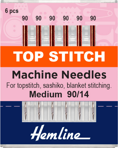 Machine Needles - Top Stitch 90/14