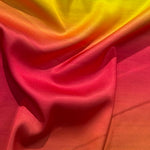 Arman Digitally Printed Vibrant Stretch Satin - Select Colour - £8.00m Sold By Half Metre