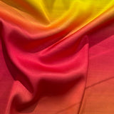Arman Digitally Printed Vibrant Stretch Satin - Select Colour - £8.00m Sold By Half Metre