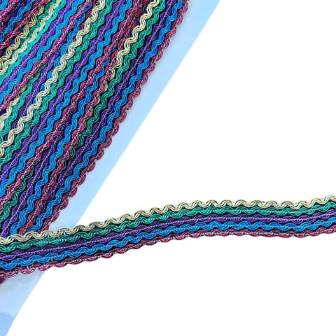 Multicoloured Trim - 1'' Wide