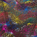 Remnant 031111 2.5m Metallic Rainbow Spiderweb Net - 150cm Wide