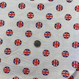 Remnant 100721 3m 100% Cotton - Digital Union Jacks