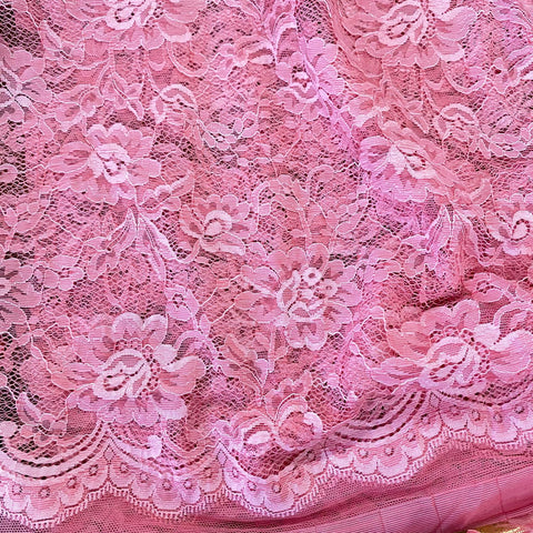 Remnant 20809    1m x 150cm Coral Lace