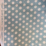 Remnant 30806  1.25m x 112cm 100% Tilda Dots Teal Craft Cotton