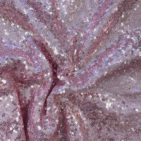 Remnant 1.35m x 140cm Sugar Pink All over Sequin