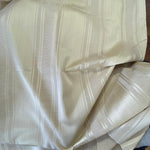 Remnant 150428   1m x 140cm Polyester Self Striped Curtain Fabric - Light Gold