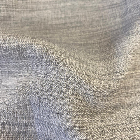 Remnant 110811  90cm Poly Linen Look Silver Grey 150cm Wide