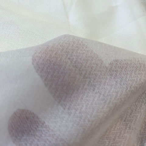Remnant 120806   2.5m x 1.5m Fine White Knitted Lining