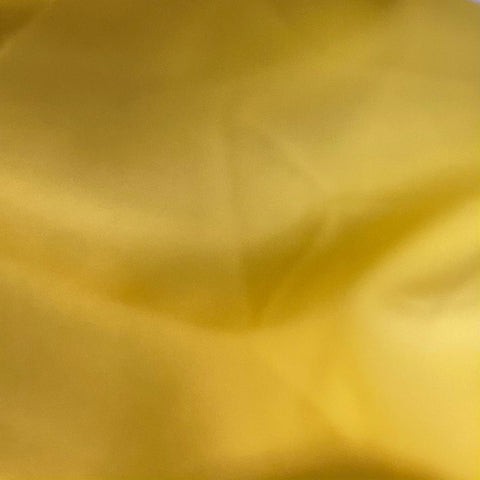 Remnant 120804  90cm Soft Yellow Silky Lining 150cm Wide