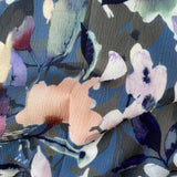 Remnant 270813  1.3m x 150cm Polyester Viscose Crinkle Crepe Dress Fabric