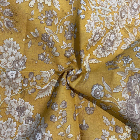 Remnant 130910  100%  Moda Floral Craft Cotton - 50cm x 112cm