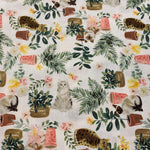 Remnant 270812  1m x 110cm Everyday is Caturday  100% Craft Cotton 3 Wishes Fabric