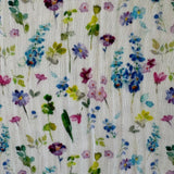3 Beautiful Floral Designs Double Gauze - Select Design- £9m Sold Half Metre