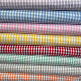 Gingham Mixed Fibres Linen Look  - £7.00 Per Metre - Select Design - Sold By Half Metre
