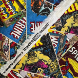 100% Cotton - Marvel Comic Book - Sold By Half Metre