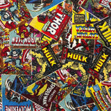 100% Cotton - Marvel Comic Book - Sold By Half Metre