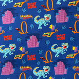 100% Cotton - Hot Wheels Dinosaur - Sold By Half Metre