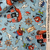 100% Cotton - Jolly Roger - Sold By Half Metre