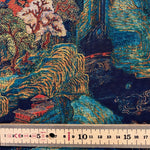 Stunning Mango Silk Digital Prints - Hill Gardens in 2 Colours - Black / Brown